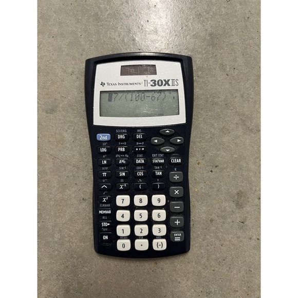 Texas Instruments Other - Texas Instruments TI-30X IIS Scientific Navy Blue - No‎ Cover - Tested